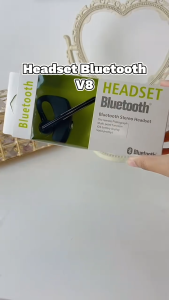 V8 Wireless Earphone Business Handsfree Call Headphone Noise Reduction Driving Sports Headset