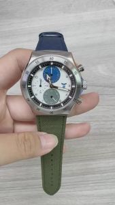 Pagani Design | 2026 TYBERLEY Brand Fashion Atmosphere Mens Quartz Watch Dual Time Zone VD38 sapphire Mirror Mens Watch Two-Color Nylon Strap