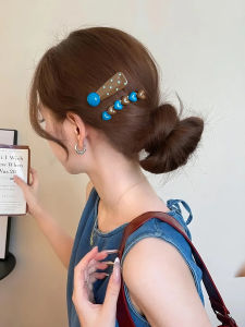 กิ๊บติดผมรูปหัวใจสไตล์เกาหลีสำหรับผู้หญิง ทรงสตรีท ทรงยาว ทรงตรง ทรงลุกเป็นคลื่น กิ๊บติดผมแบบมีส่วนโค้ง สไตล์เกาหลี ฤดูใบไม้ผลิและฤดูร้อน