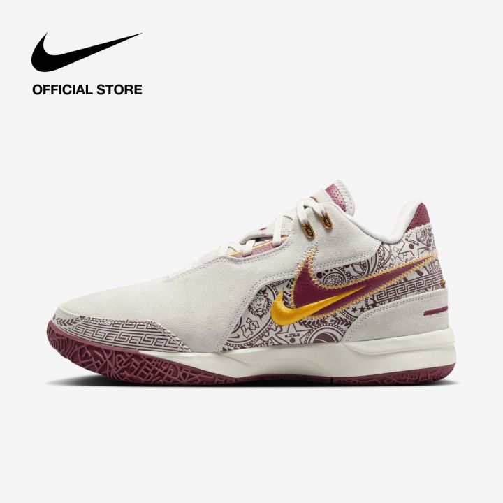 Nike Mens LeBron NXXT Gen AMPD EP Basketball Shoes Light Bone