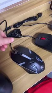 Kebidumei | USB Wired Mouse RGB Colorful Mosue E-Sports Gaming Mouse Wired Office Mouse Mice For PC Desktop Laptop Computer Windows iOS