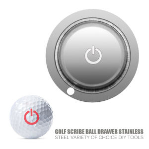 Stainless Steel Golf Ball Line Marker Stencil Cute Pattern Alphabet Marker Pen Outdoor Golf Putting Positioning Aids Accessories