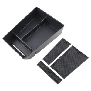 Car Center Console Storage Box for BMW X5 G05 X7 G07 2019-2022 X6 G06 2020-2023 ABS Silicon Mats Armrest Organizer