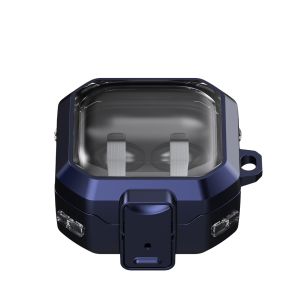 For Samsung Galaxy Buds 4 Pro/4 Clear Case (2026) Secure Lock Shockproof Cover for Women Men with Keychain For Galaxy Buds 4 Pro