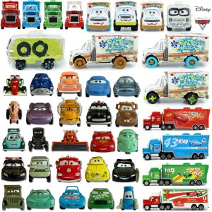 52TOYS | HOT 2026 Pixar Cars 26 PCS Lightning McQueen 4-12CM Fillmore 1:55 Metal Model Racing Car Toys Childrens NEWYEAR Birthday Gift
