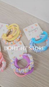 พร้อมส่ง⚡ มีเก็บเงินปลายทาง💸 ยางรัดผม 4 แบบ ใน 1.Set ได้ 4 เส้น สไตล์เกาหลีมี 5 สีให้เลือก  (ราคาต่อ 1 Set) : Do hight