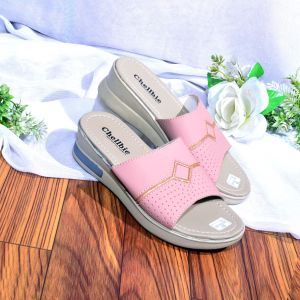 sandal flat wanita hak tinggi kekinian termurah ternyaman menarik & ringan dipakai (IE 10)