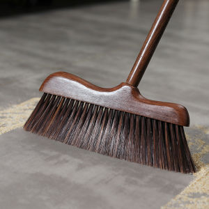 Soft Bristle Chicken Wing Wood Broom for Hardwood Floor Dust Cleaning Household Childrens Puzzle Assembly Chinese Zen Style