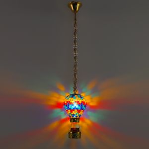 Turkish Aromatherapy Chandelier Retro Romatic Cafe Restaurant Chandelier Turkish Handmade Glass Pendant Light