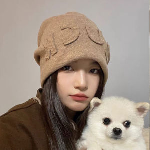 Mũ len đôi nữ nam trùm đầu co giãn vành rộng che tai thời trang Nhật Bản có nhiều màu đẹp MULEN04