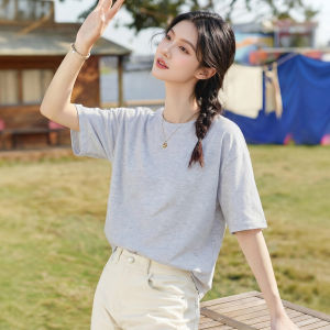 BALENO | Women T-shirt Cotton Red Short Sleeve 2026 Summer New
