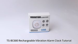 Jam Alarm Tidur Getar Rechargeable 1200mAh | Jam Alarm Tidur Jam Alarm Getar Alarm Clock Getar