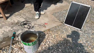 ปั้มน้ำโซล่าเซลล์ ปั้มโซล่าเซลล์ DC 12V ปั๊มน้ำแบบจุ่ม ปั้มน้ำมันไฟฟ้า 100W 5 เมตร ปั๊มพลังงานแสงอาทิตย์ สแตนเลสคุณภาพสูง ปั๊มชลประทานการเกษตร ปั้มน้ำ