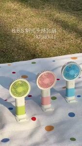 Handheld Mini Fan – USB Rechargeable & Battery Operated Portable Cooling Fan for Travel Beach Vacation Lightweight Personal Fan ( B399-10 )