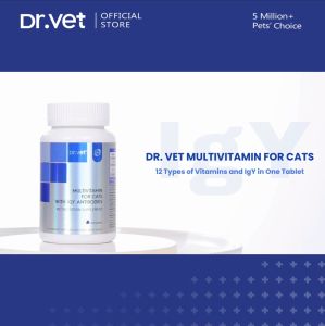 DR. VET Multivitamin for Cats with IgY (200 Tablets)