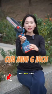 Máy Cưa Pin Boshun BS-CS06BL Không Chổi Than Lam Xích 6in Tra Dầu Tự Động Tặng Đầy Đủ Phụ Kiện