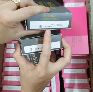 (1 hộp 20 kim ) Kim máy Pen thương hiệu Ambition kim màu xám khói dùng cho thợ xăm chuyên nghiệp