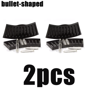 1/2/3pcs Bullet Ice Block Mold Halloween Bar Ice Block Household For Summer Whiskey Wine Pudding Cold Drinks Cocktails Ice Cube