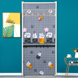 Rèm Cửa Bằng Vải Cotton Dày Ấm Áp Chống Gió Mùa Thu Đông Rèm Cửa Phòng Ngủ Riêng Tư Rèm Cửa Ngăn Cách Không Khí