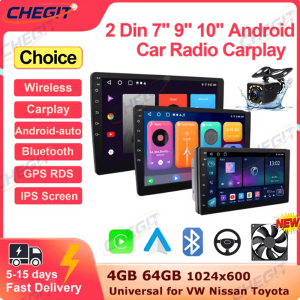 Android 13 Android auto 7 9 10"2 Din Car Audio Wireless Carplay 64G Automotive Multimedia Player BT GPS Car intelligent Systems