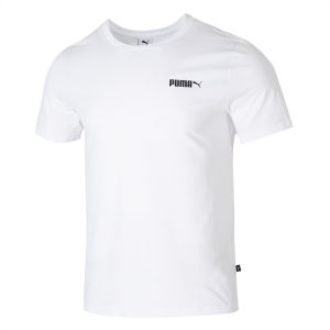 Áo Thun Nam Ngắn Tay Cotton Màu Trắng Puma Thoáng Khí Thể Thao Mùa Hè Phong Cách Giản Dị 691340-02