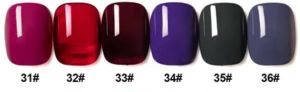 AS 60 Color Professional Gel Nail Polish Kit 15ml with Base Coat + Reinforce Coat + Top Coat