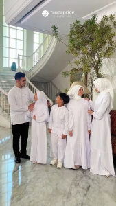 Raunapride Sarimbit Lebaran 2026 Katun Tenun 3G / BETARI - SAGE / Fashion Muslim Terbaru / Baju Sarimbit Keluarga Lebaran by Raunapride Betari Sage