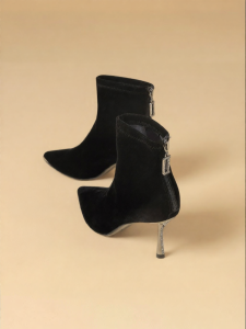 Josiny | Fine Heeled Insulated Pointy Ladies Boots
