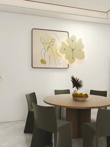 Tranh Treo Tường Phong Cách Bắc Âu Tranh Tráng Gương Tích Hợp Đèn Led Tranh Treo Phòng Khách Nhà Hàng SPA