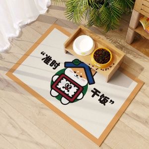 Durable Non-Slip PVC Pet Mat Waterproof Urine Resistant Cat Feeding Mat Easy Clean Long Lasting Carpet for Cats And Dogs