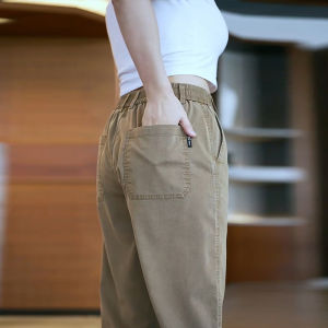 Lyocell New Arrival Casual Pants Men Loose Straight Wide Leg Summer Thin Trendy Drape Tencel Long Pants Men
