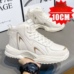 Dad Elevator Shoes Men 8cm Spring & Fall Teenagers Casual Trendy All-Match Sneaker Invisible Height-Increasing Shoes Elevator Shoes Men 10cm