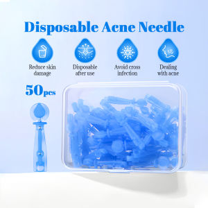 【🇲🇾Stock】Disposable Acne Needle Ance Stick Ance Remover Pimple Needle 1盒50支 一次性粉刺针0.01mm无痕祛痘闭口针 次抛粉刺针痘痘针 精细粉刺针