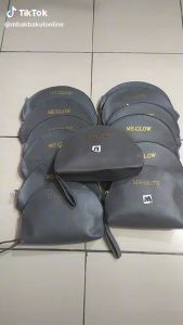 TAS MAKE UP BY MS GLOW/POUCH MS GLOW CANTIK BAHAN AWET
