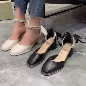 Sanzeil Ravel - Sepatu Hak Wanita Pesta Casual Trendy Heels 6cm Shoes 2282