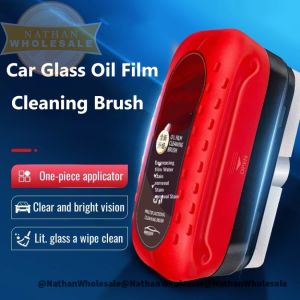 Car Glass Window Oil Film Remover Oil Film Cleaner Oil Water stain Rain Anti Fog Oil Film Cleaner Oil Film Brush 玻璃油膜清洁剂 清洁刷