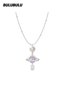 BULUBULU | Daisy and Saturn Pendant Necklace Designer Jewelry for Women
