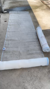 Lưới cước trắng khổ cao 1m ( Dài 45m )dùng trong làm nhà lưới trồng rau ươm cây.