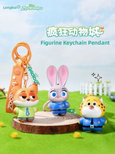 LONGKUI | Cute Zootopia Characters Keychain Backpack Charm