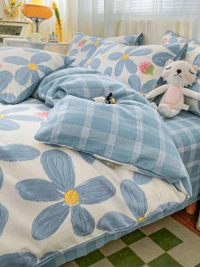 Kiss Dear | Cotton Floral Bedsheet Set 4PCS
