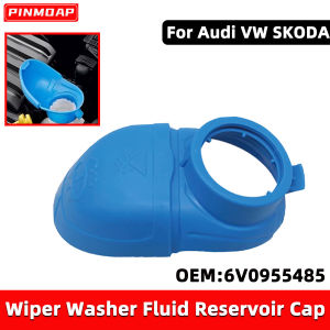 PINMOAP 6V0955485 00009670 Windshield Washer Fluid Reservoir Cover Is Suitable For VW SKODA Audi Water Bottle Cover Replacement