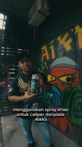 【Customize Caliper Paint】Aikka Caliper Paint Aerosol 400ml Car Brake Paint Heat Resistant Paint DIY Brake Caliper Paint