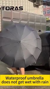 FUNPOINT Automatic Umbrella High-Quality 84 Ribs UV Storm Resistant Large Umbrella For Sun And Rain Umbrella