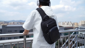 BANGE กระเป๋าสะพายข้างอเนกประสงค์สำหรับสะพายผู้ชายกระเป๋าเอกสารกระเป๋าสะพายชายกันน้ำ