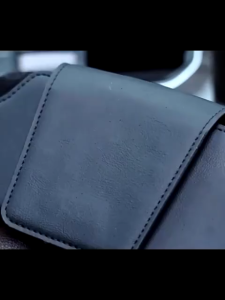 Leather Car Sun Visor Sunglasses Clip Universal Car Sun Visor Organizer Suede Car Sunglasses Holder Storage Bag