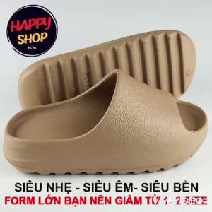 Dép bánh mì đúc nguyên khối nam  nữ  trẻ em big size  đế cao 4-5cm- HAPPY SHOP - Hàng chính hãng - HP307-1