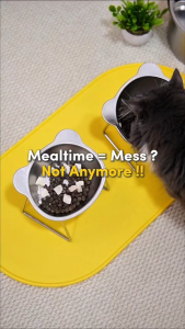 EZPET Premium Saiz XL Pelapik Makanan Haiwan Silicon Saiz Besar Tikar Makanan Kucing Anjing Silicone Mat Bekas Makanan Pet Silicone Food Mat Pelapik Makan Tikar Makan Premium Quality Non-Slip Waterproof 宠物餐垫 餐盘垫