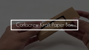 Digiprints PH - Kraft Box with Window Box for Giveaways or Gifting Packaging 10pcs Corkscrew Kraft Box