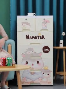 Goody Movable Drawer Cabinet Baby Clothes Organizer Space Saver Durabox Storage Cabinet Megabox Wardrobe Clothes Organizer