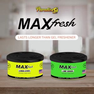 Paradise Air Max Fresh Organic Air Freshener 32g x 3Cans for Car
